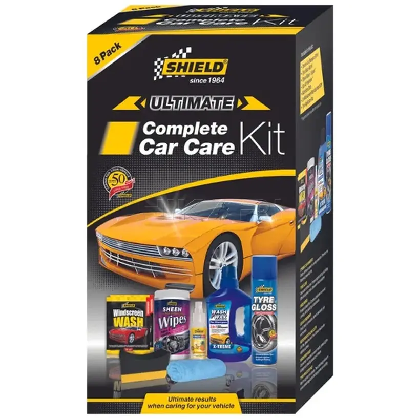 SHIELD -COMPLETE CAR CARE KIT8 PCE