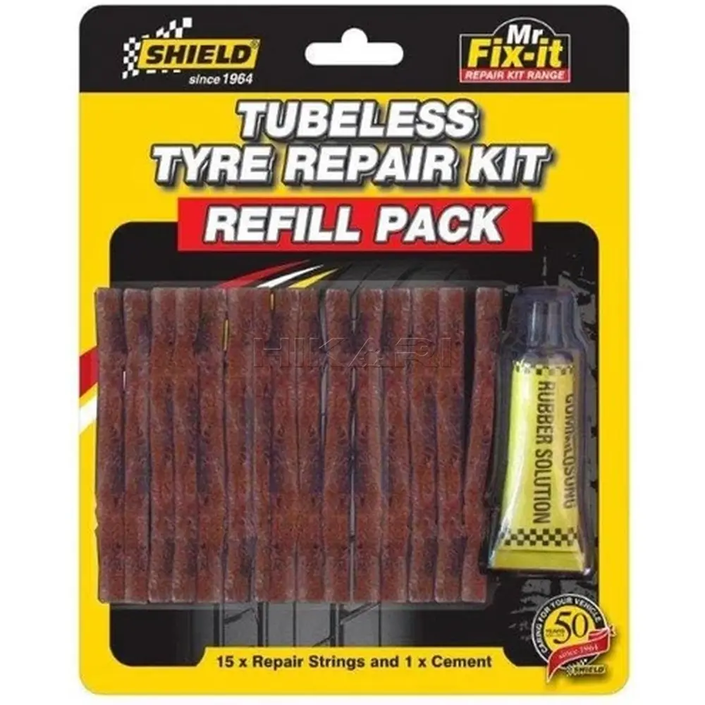 SHIELD -MR FIXIT TYRE REPAIR KIT - REFILLS 15 UNITSSTD