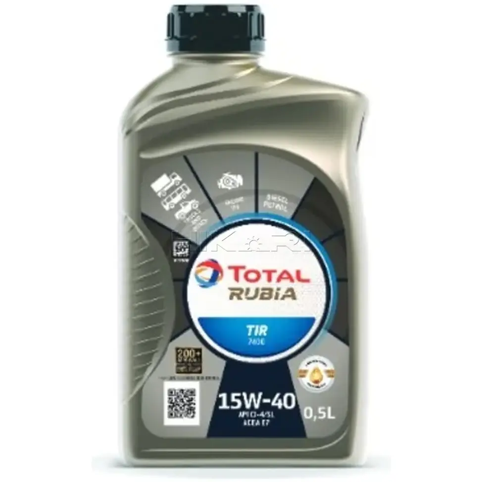 TOTAL RUBIA TIR7400 15W40 (16X500ML) 222890