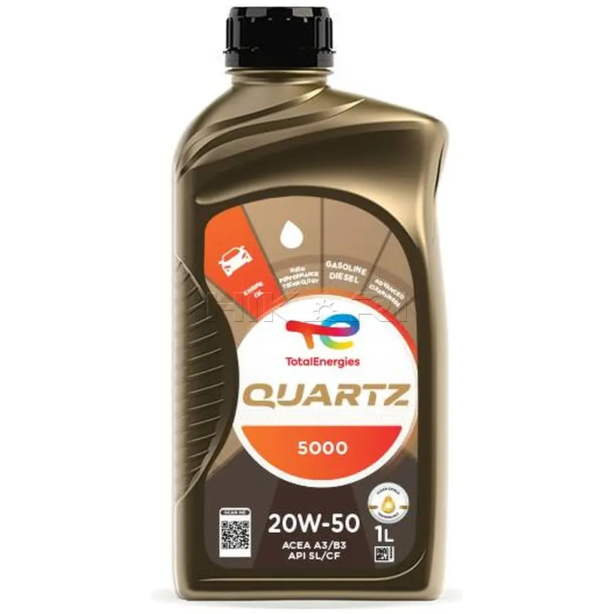 TOTAL QUARTZ 5000 20W50 (12X1L) 225774