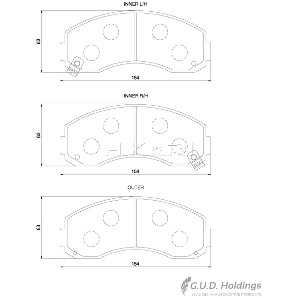 SAFELINE BRAKEPADSD3479
