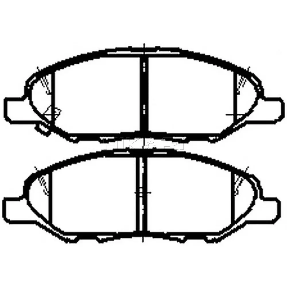 TIDA/LIVINA/YARIS SAFELINE BRAKE PADS 06-17D3573