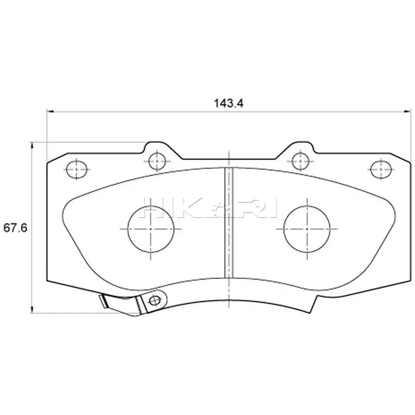 SAFELINE BRAKEPADSD3771