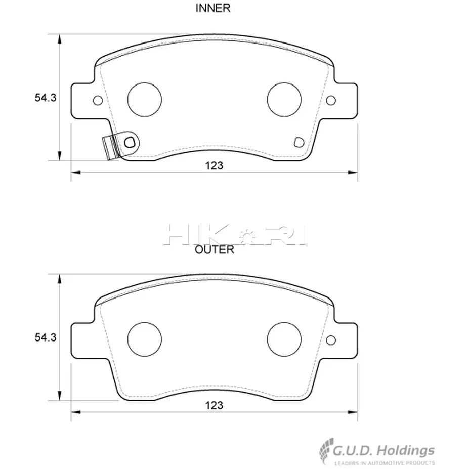 SAFELINE BRAKEPADSD3942