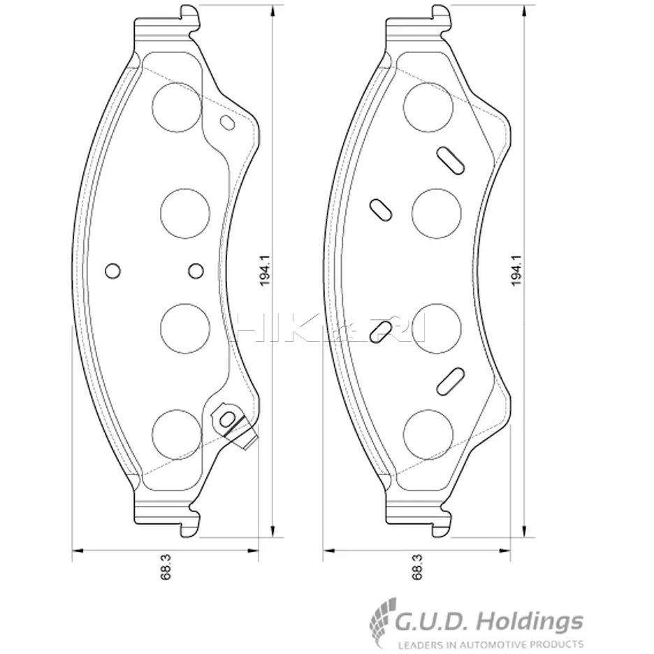 SAFELINE BRAKEPADSD3945