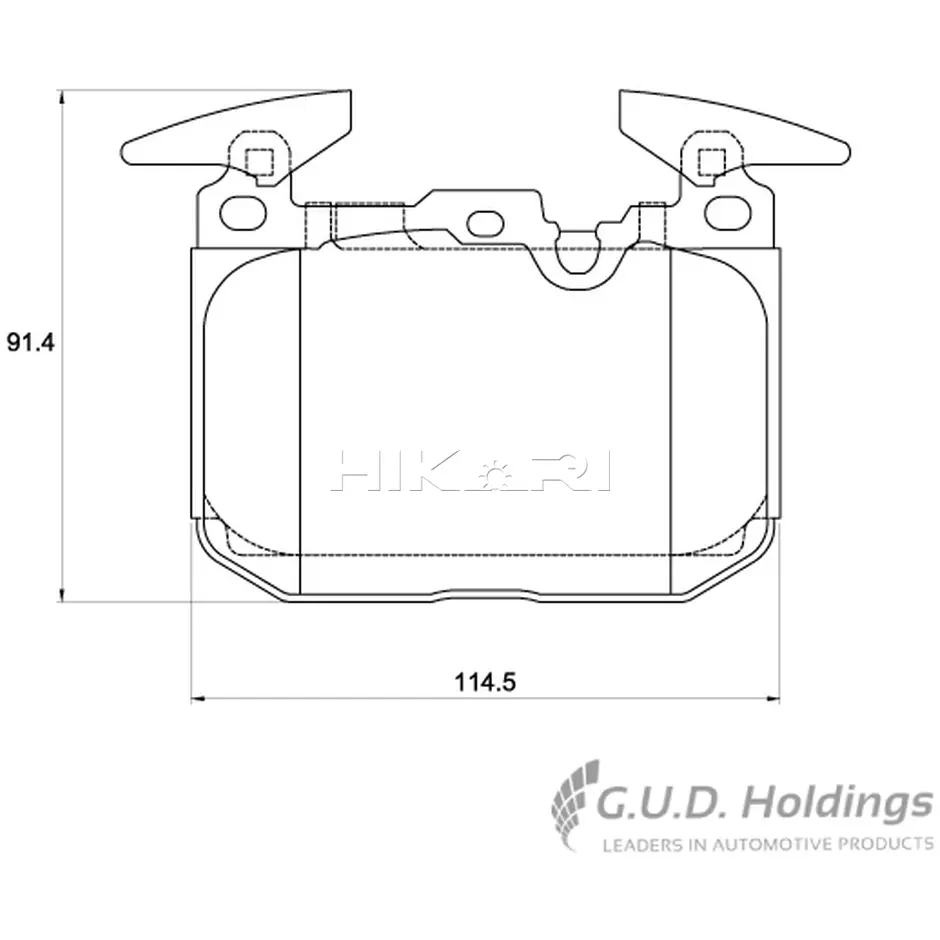 SAFELINE BRAKE PADS BMW 1,2,3 SERIES (12-22)D4138
