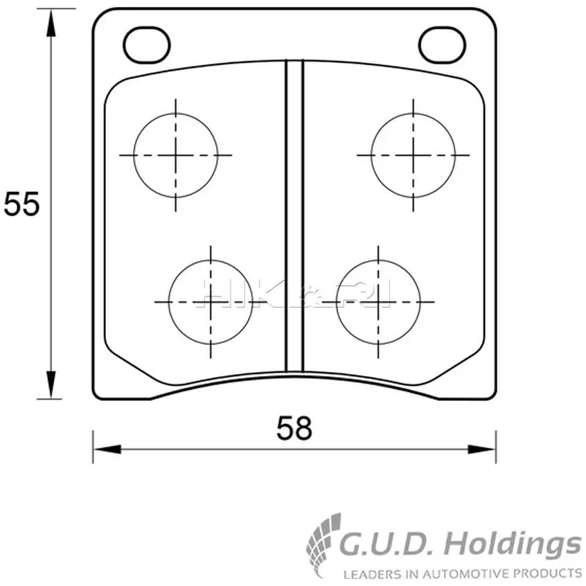 SAFELINE BRAKEPADD155