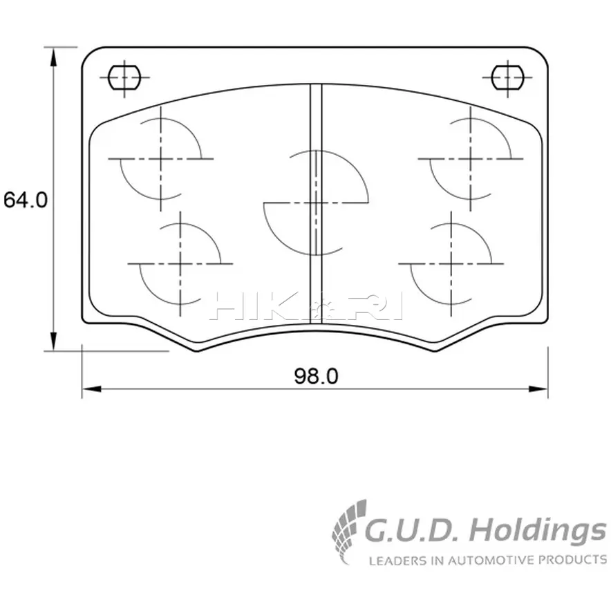 SAFELINE BRAKEPADD190
