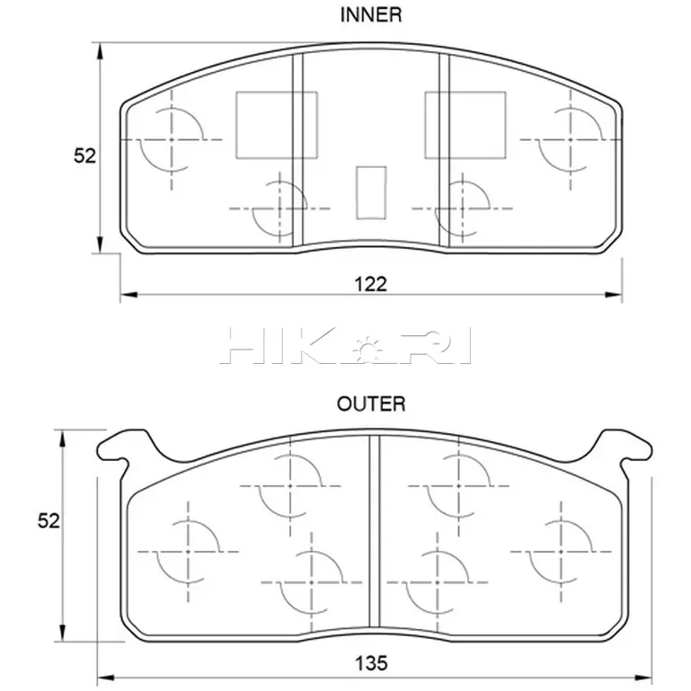 SAFELINE BRAKEPADD282
