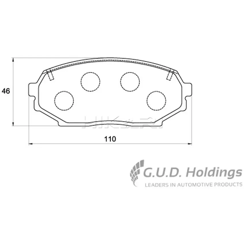 SAFELINE BRAKEPADD3031