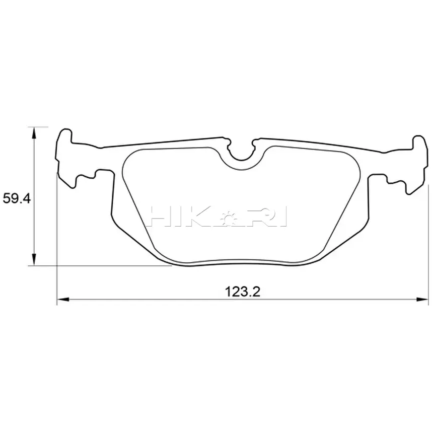 SAFELINE BRAKEPADD3093