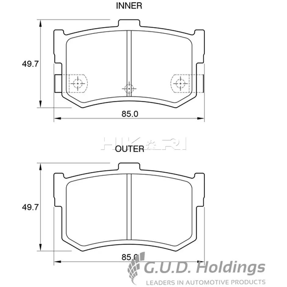 SAFELINE BRAKEPADD3098
