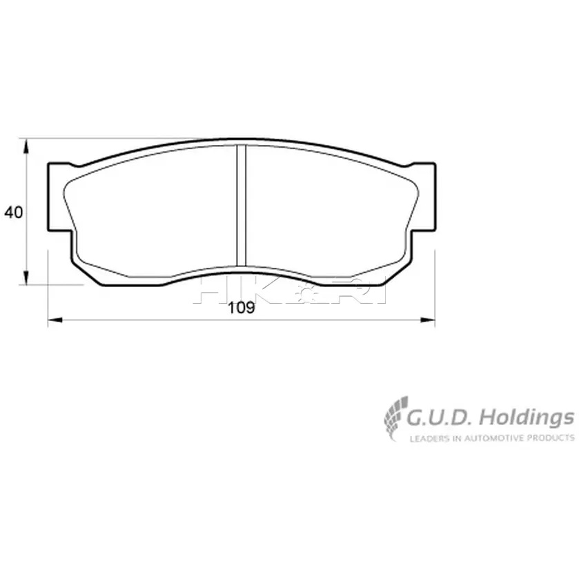 SAFELINE BRAKEPADD346D346