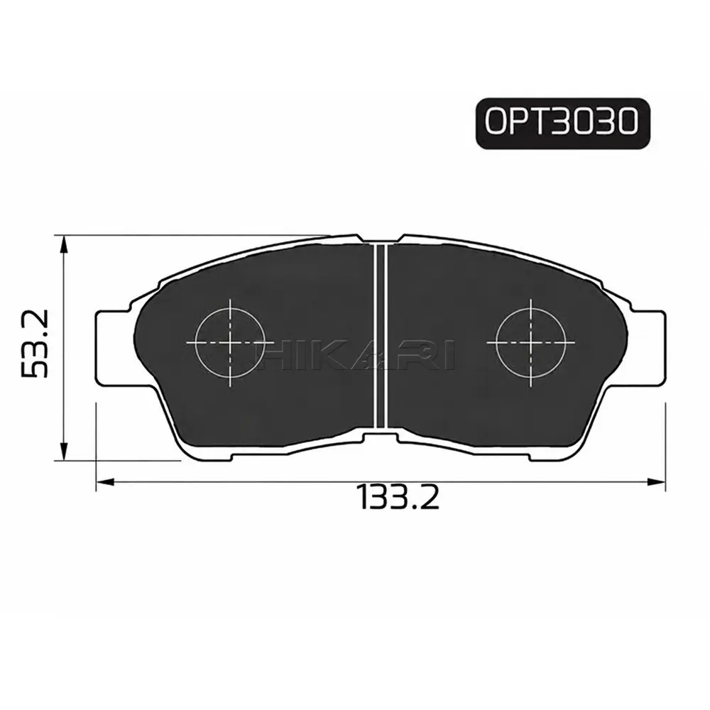TEKNOSA BRAKE PAD TOYOTA CAMRY [1] 2001 OPT3030
